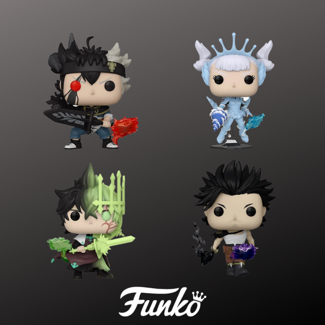 Black Clover Wave 2 - Funko Pop! Vinyl Figure - Common Bundle
