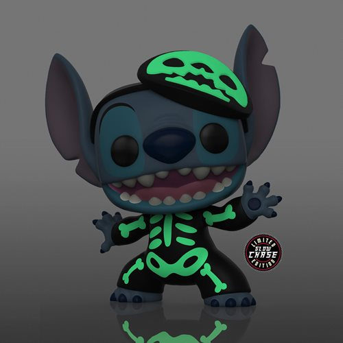 Skeleton Stitch #1234 - Disney Lilo & Stitch - Funko Pop! Vinyl Figure - Entertainment Earth Exclusive - Guaranteed Chase Bundle