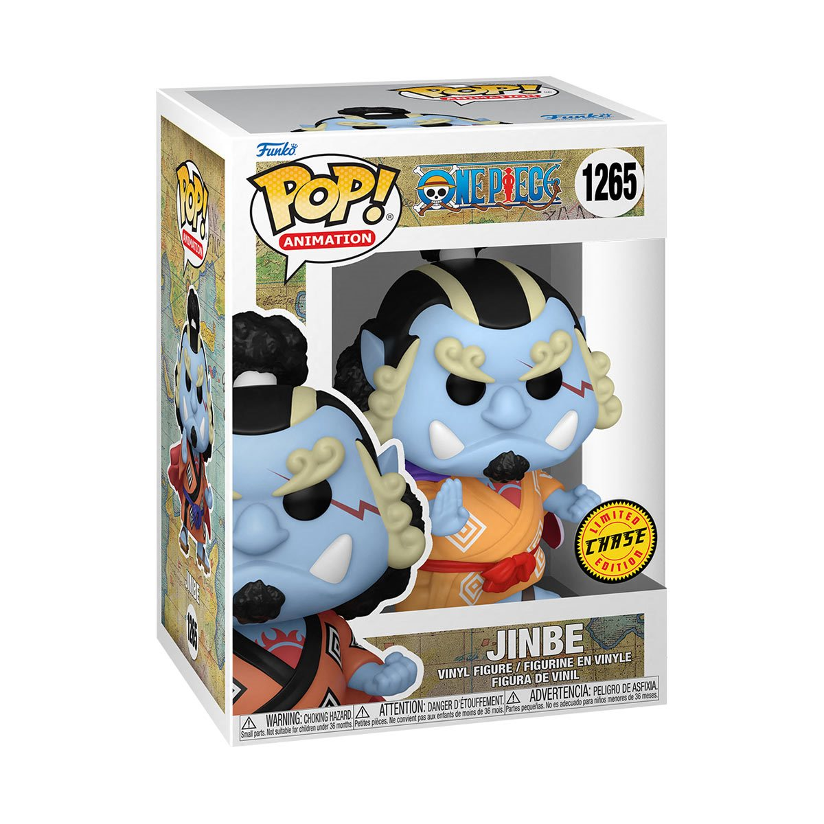 Jinbe #1265 - One Piece - Funko Pop! Vinyl Figure - Guaranteed Chase Bundle