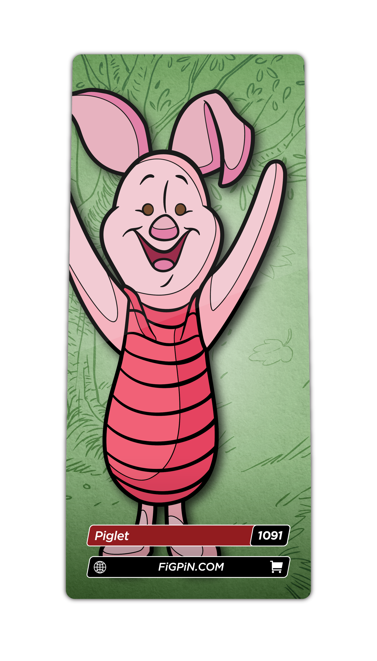Piglet #1091 - Winnie the Pooh - FiGPiN
