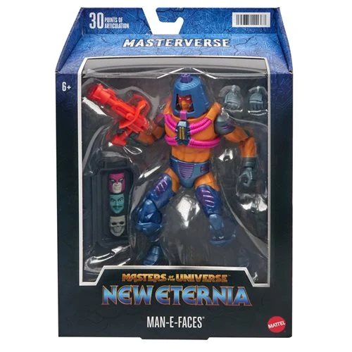 Man-E-Faces - Masters of the Universe - Masterverse - New Eternia *Not Mint*