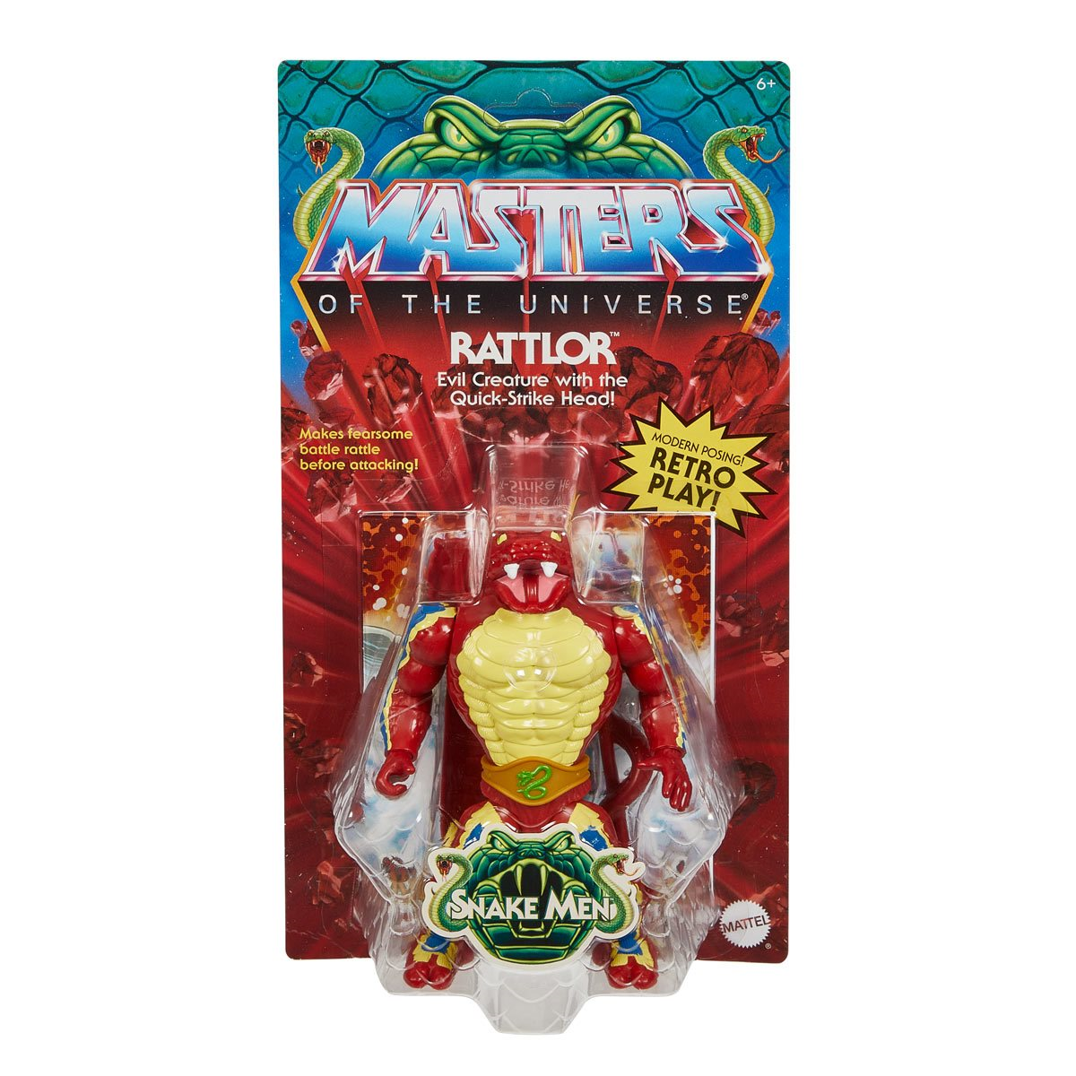 Rattlor - Masters of the Universe - Origins - Rise of the Snake Men *Not Mint*